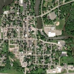 Hustisford map(satellite map)