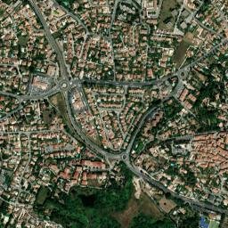 Allauch map(satellite map)