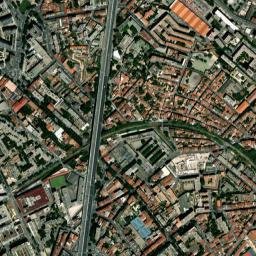 La Villette map(satellite map)