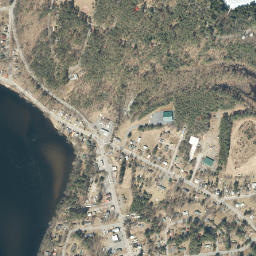 Lake Luzerne map(satellite map)
