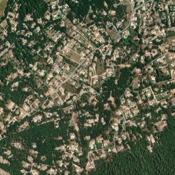 Néoules map(satellite map)