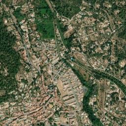 Carnoules map(satellite map)