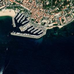 Sainte-Maxime map(satellite map)