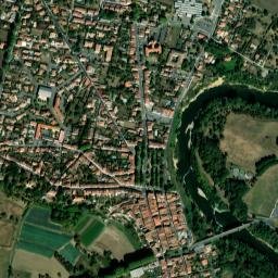 Carbonne map(satellite map)