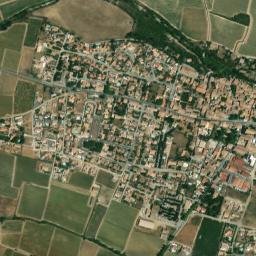 Pépieux map(satellite map)