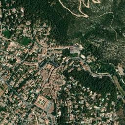 Gémenos map(satellite map)