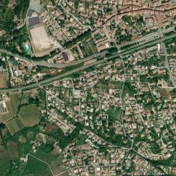 Pignans map(satellite map)