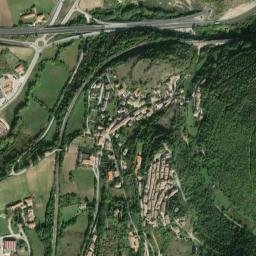 Fossato di Vico map(satellite map)