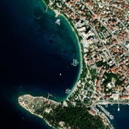 Makarska map(satellite map)