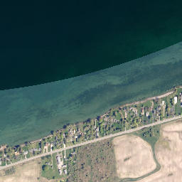 Uneeda Beach New York High Resolution Satellite Map