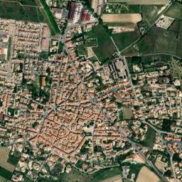 Ouveillan map(satellite map)