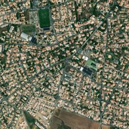 Sauvian map(satellite map)