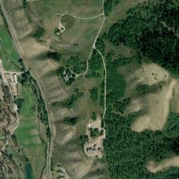 Hoback map(satellite map)