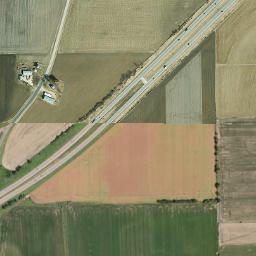 U.S. 151 Columbus WI 53925 America High Resolution Satellite Map