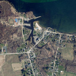 Pultneyville New York High Resolution Satellite Map