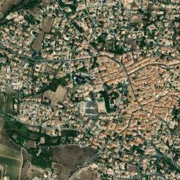 Lespignan map(satellite map)