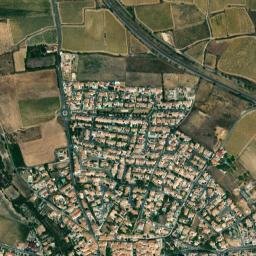 Vendres map(satellite map)