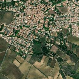 Ginestas map(satellite map)