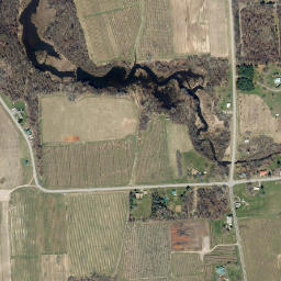 North Huron New York High Resolution Satellite Map