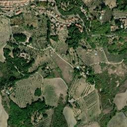 Radicondoli map(satellite map)