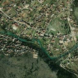 Blagaj map(satellite map)