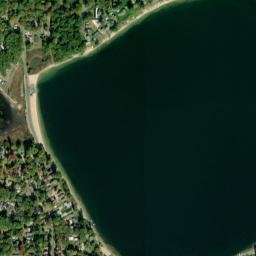 Wolf Lake map(satellite map)
