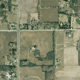 12811 North Fox Hollow Road, Mequon, WI High Resolution Satellite Map