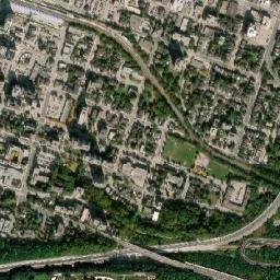 Hamilton High Resolution Satellite Map