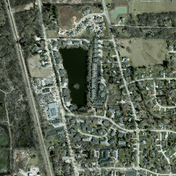 Thiensville map(satellite map)