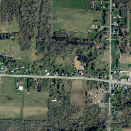 Hartland New York High Resolution Satellite Map