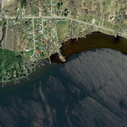 Bernhards Bay New York High Resolution Satellite Map