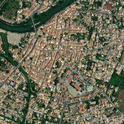 Coursan map(satellite map)