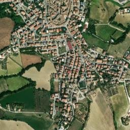 Monte San Giusto map(satellite map)