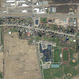 Ontario Center New York High Resolution Satellite Map