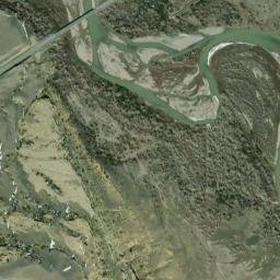 US-26 Kinnear Wyoming High Resolution Satellite Map