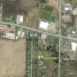 West Greece New York High Resolution Satellite Map