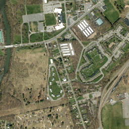 Air City New York High Resolution Satellite Map