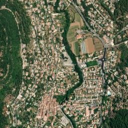 Solliès-Toucas map(satellite map)