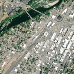 Health Dept. at Harvard Ave., Roseburg, OR High Resolution Satellite Map