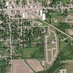 Brown City map(satellite map)