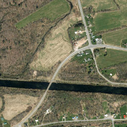 New London New York High Resolution Satellite Map