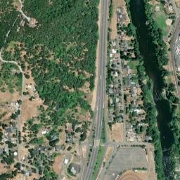 1878 Fairhill Dr Roseburg Oregon  High Resolution Satellite Map