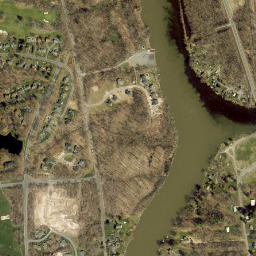 Three Rivers New York High Resolution Satellite Map