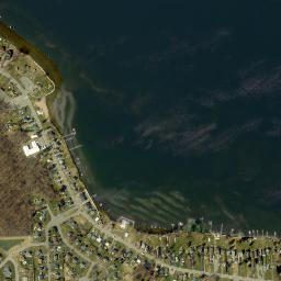 Valentines Beach New York High Resolution Satellite Map