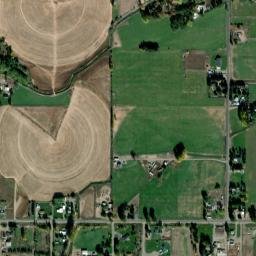 72 Riverside Road South Blackfoot ID High Resolution Satellite Map