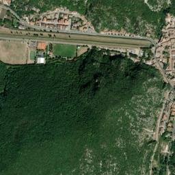Pioraco map(satellite map)