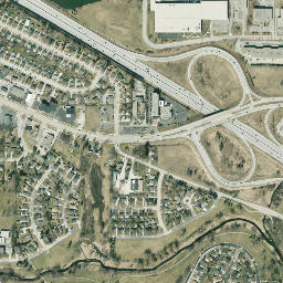 Highway 100, Menomonee Falls, WI 53051 High Resolution Satellite Map