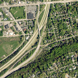 Lewiston Heights New York High Resolution Satellite Map