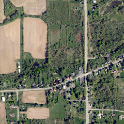 Pekin New York High Resolution Satellite Map