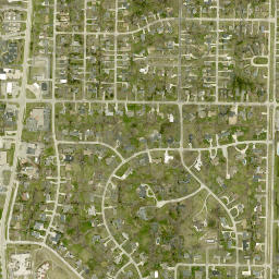 Fox Point map(satellite map)